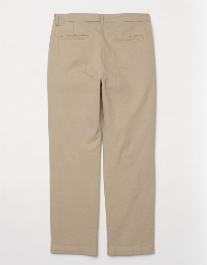 Calça Chino Reta Masculina Vintage W32 L30 Bege