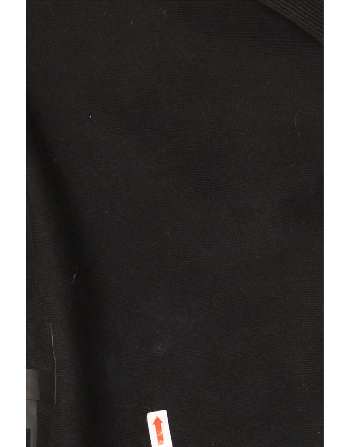 CALVIN KLEIN JEANS moletom gráfico feminino jumper UK 16 grande preto