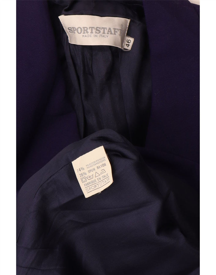 Jaqueta blazer feminina Sportstaff com peito duplo IT 46 grande roxo