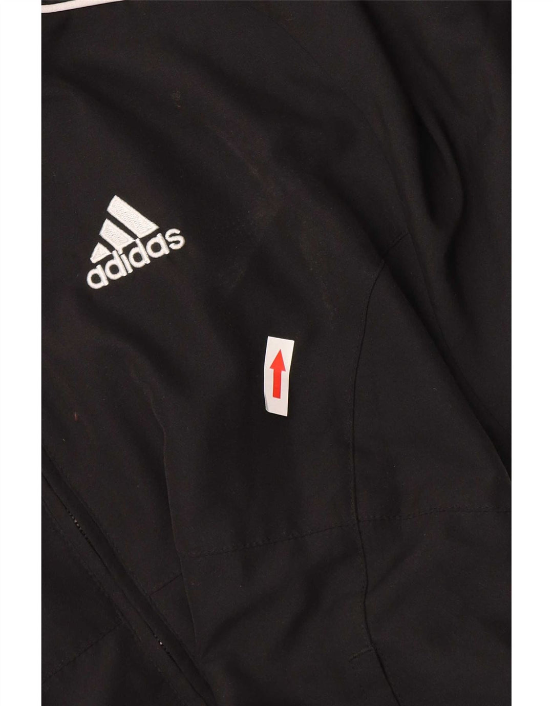 Casaco de treino Adidas Boys 13-14 anos preto poliéster