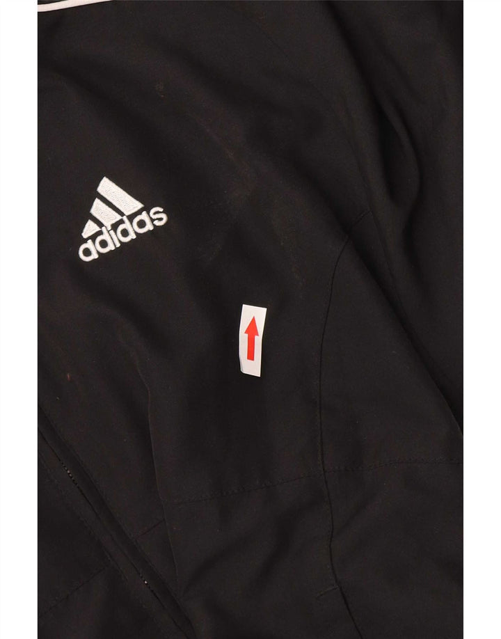 Casaco de treino Adidas Boys 13-14 anos preto poliéster