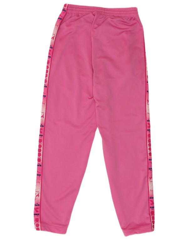 Calça de treino feminina Diadora UK 14 rosa médio