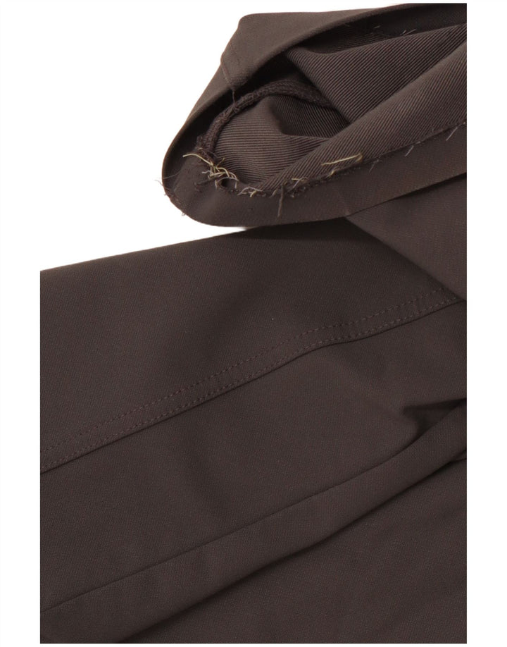 Calça casual masculina NIKE Dri Fit Straight pequena W27 L31 cinza poliéster