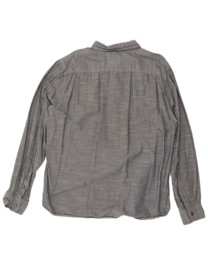 Camisa masculina WRANGLER 2XL algodão manchado cinza
