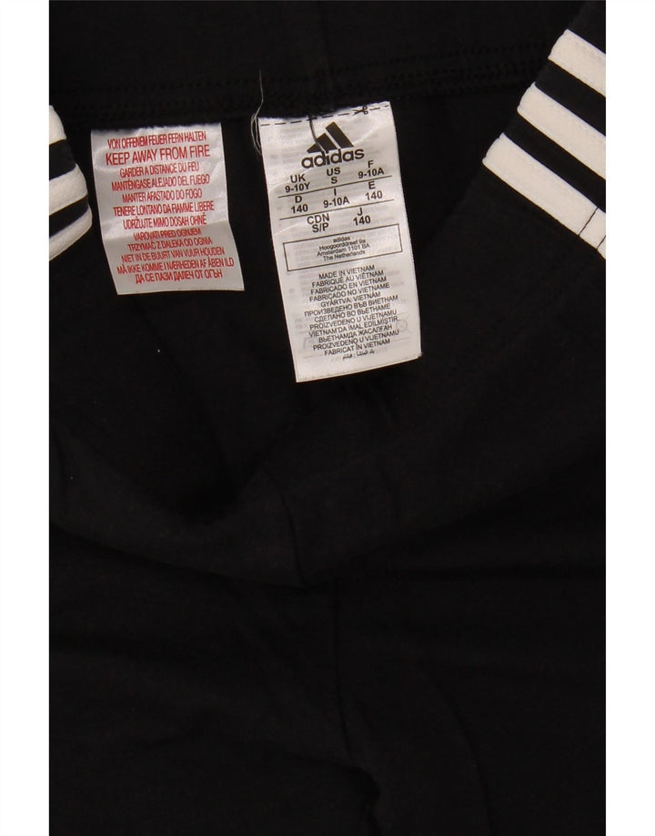 Leggings ADIDAS Meninas 9-10 Anos Algodão Preto
