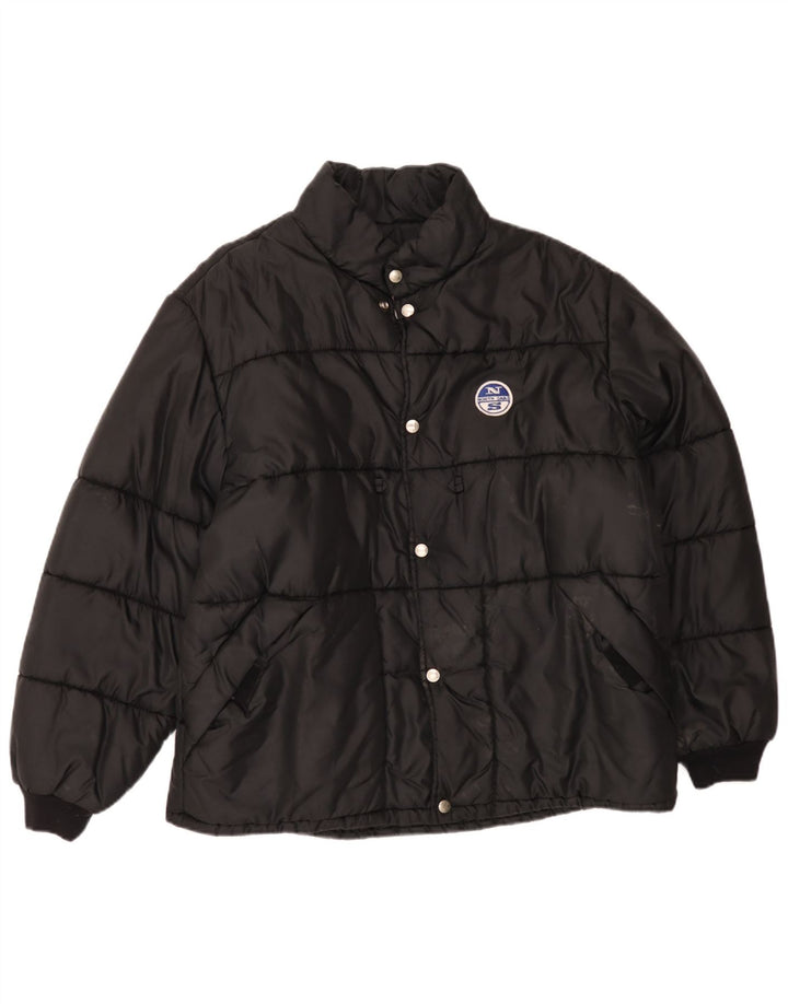 Jaqueta acolchoada masculina North Sails UK 42 XL preta