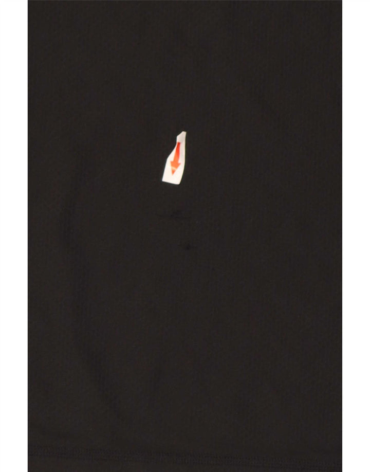 Reebok Mens T-Shirt Top Pequeno Poliéster Preto