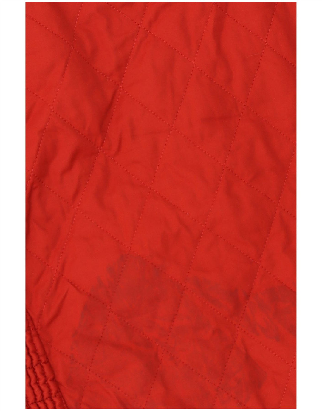 Jaqueta acolchoada feminina Barbour UK 14 grande poliéster vermelho