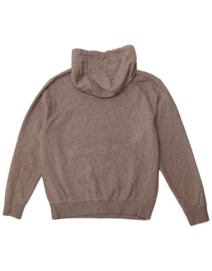 NIKE Mens Hoodie Jumper Pequeno Algodão Cinza