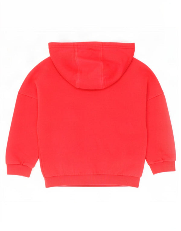 Adidas Meninas Hoodie Jumper 3-4 Anos Algodão Vermelho