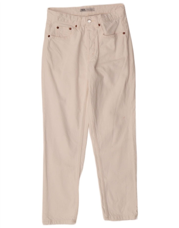 ZARA Mens Slim Jeans EU 36 XS W29 L27 Algodão Branco