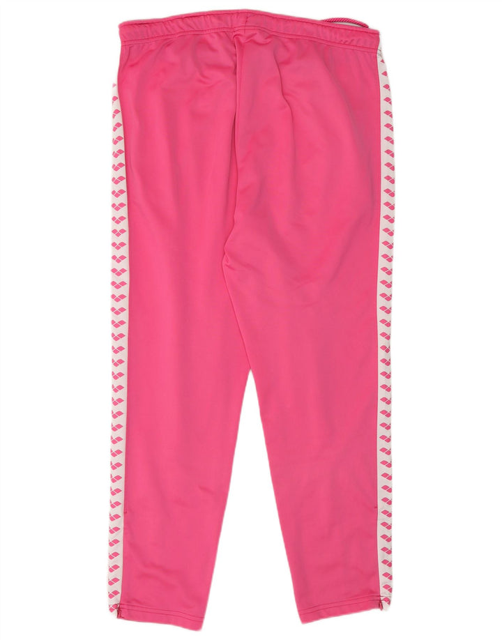 Calça esportiva feminina ARENA UK 14 bloco colorido rosa médio