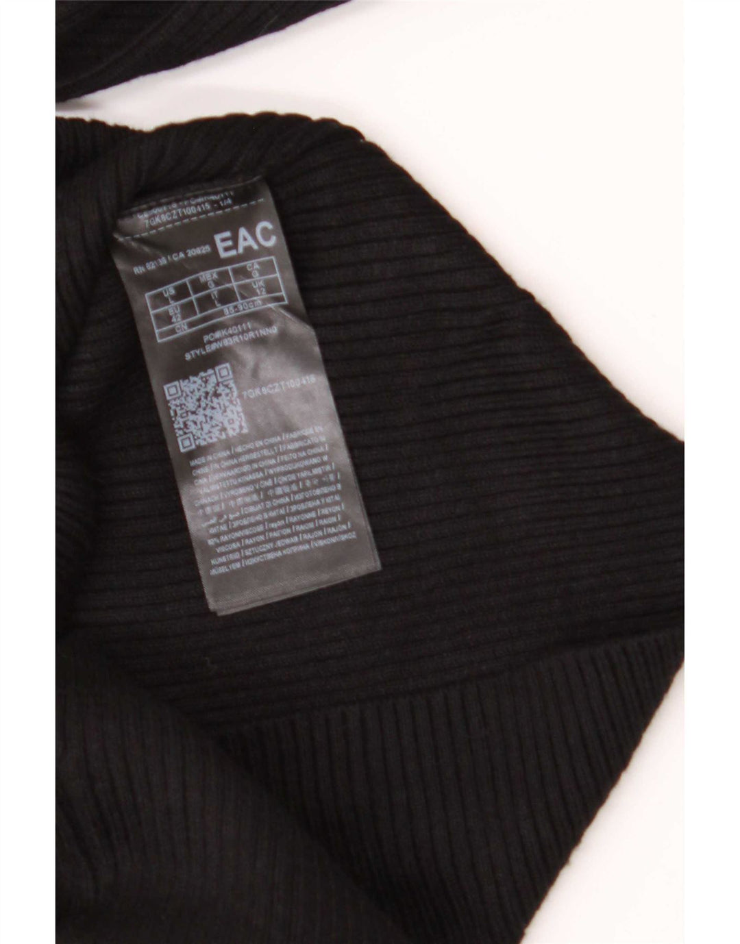Guess Top feminino ombro de fora UK 12 médio preto rayon