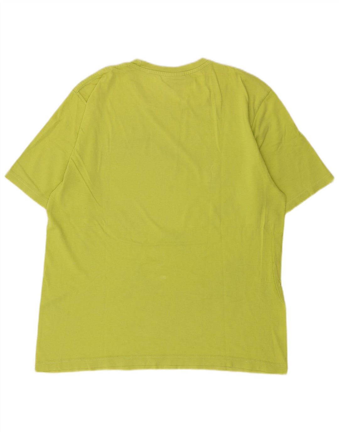 Camiseta gráfica masculina Champion verde médio