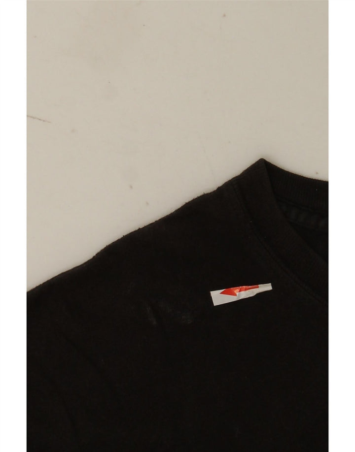 Tommy Hilfiger Camiseta masculina grande de algodão preto
