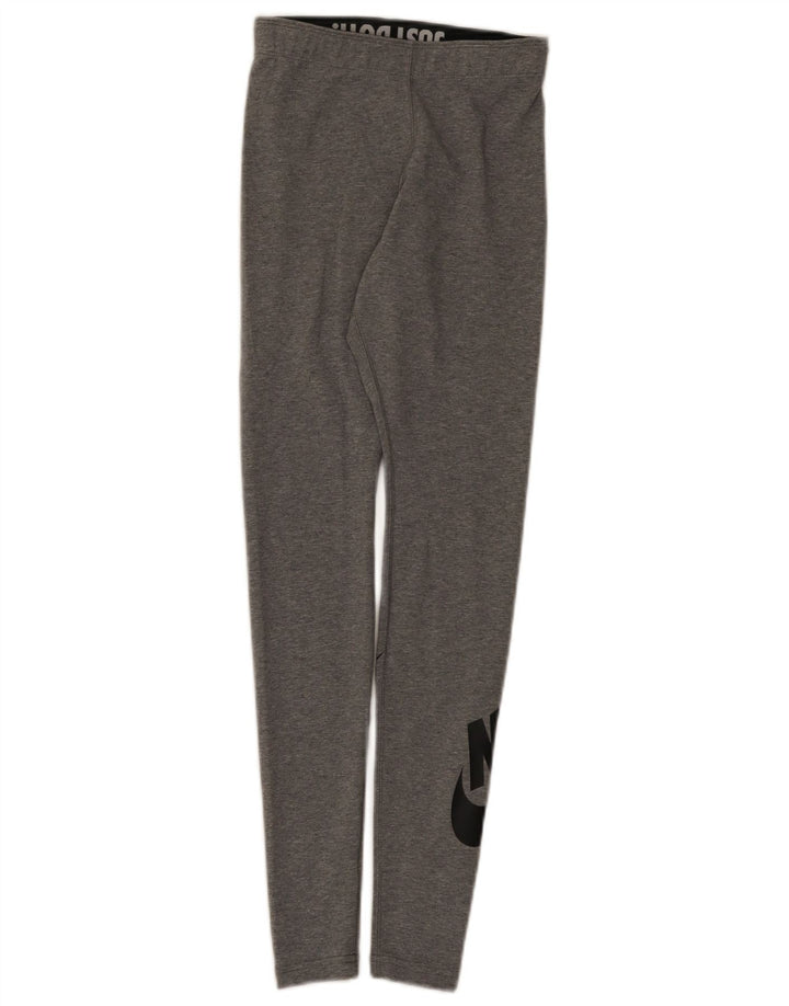 Leggings Nike Graphic Femininas UK 4 XS Cinza
