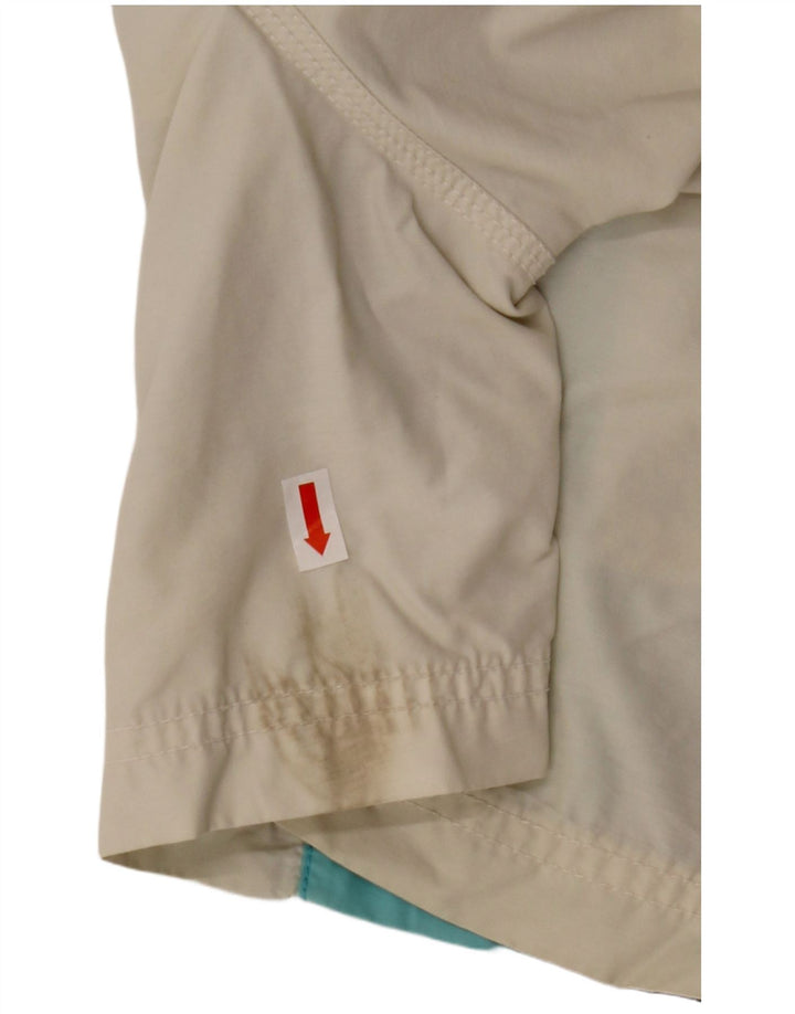 Shorts de natação masculino DIESEL pequeno algodão listrado branco