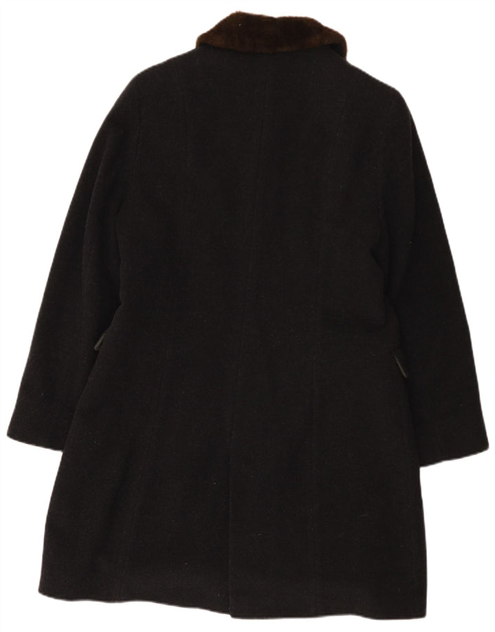Sobretudo feminino Gil Bret UK 14 lã preta média