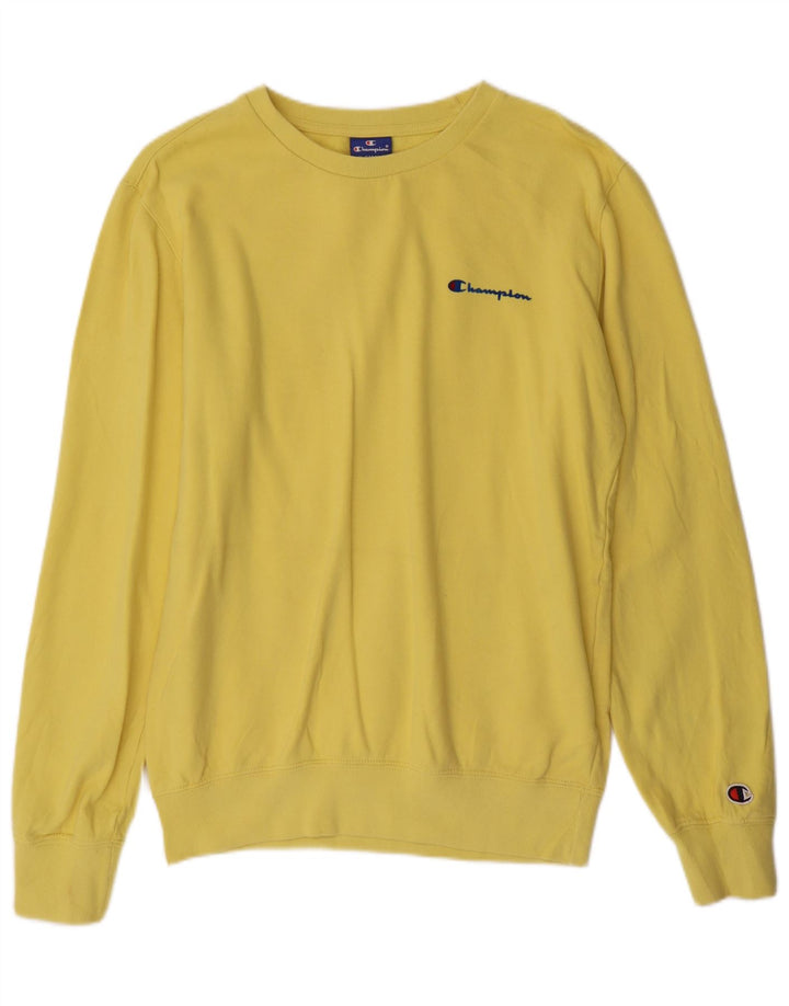 CHAMPION Moletom Masculino Jumper XS Algodão Amarelo