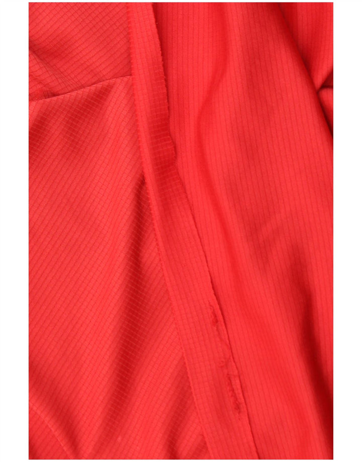 Camiseta masculina Asics Top grande poliéster vermelho