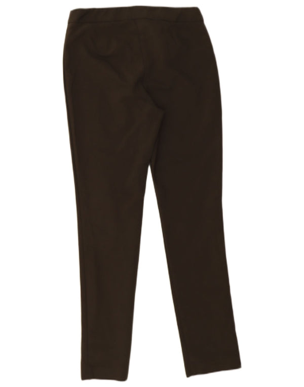 Calça feminina casual skinny Marks & Spencer Reino Unido 10 pequena W28 L29 cáqui