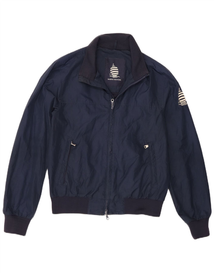Jaqueta bomber masculina Marina Yachting IT 48 poliéster azul marinho médio
