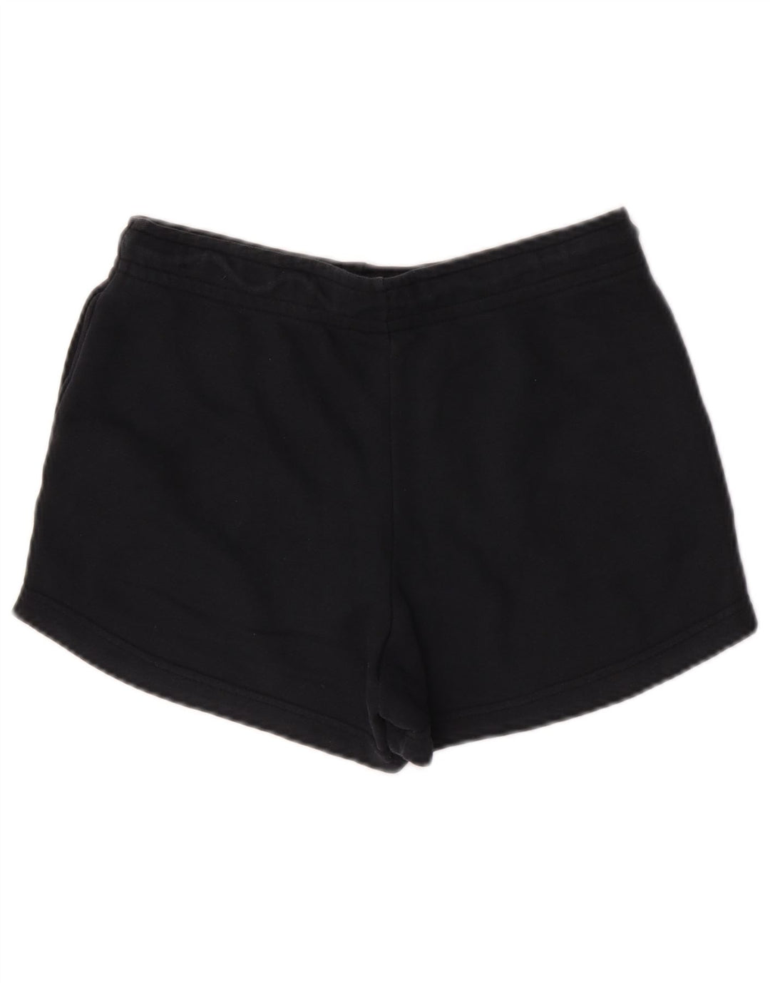 Shorts esportivos femininos Nike UK 10 pequeno algodão preto