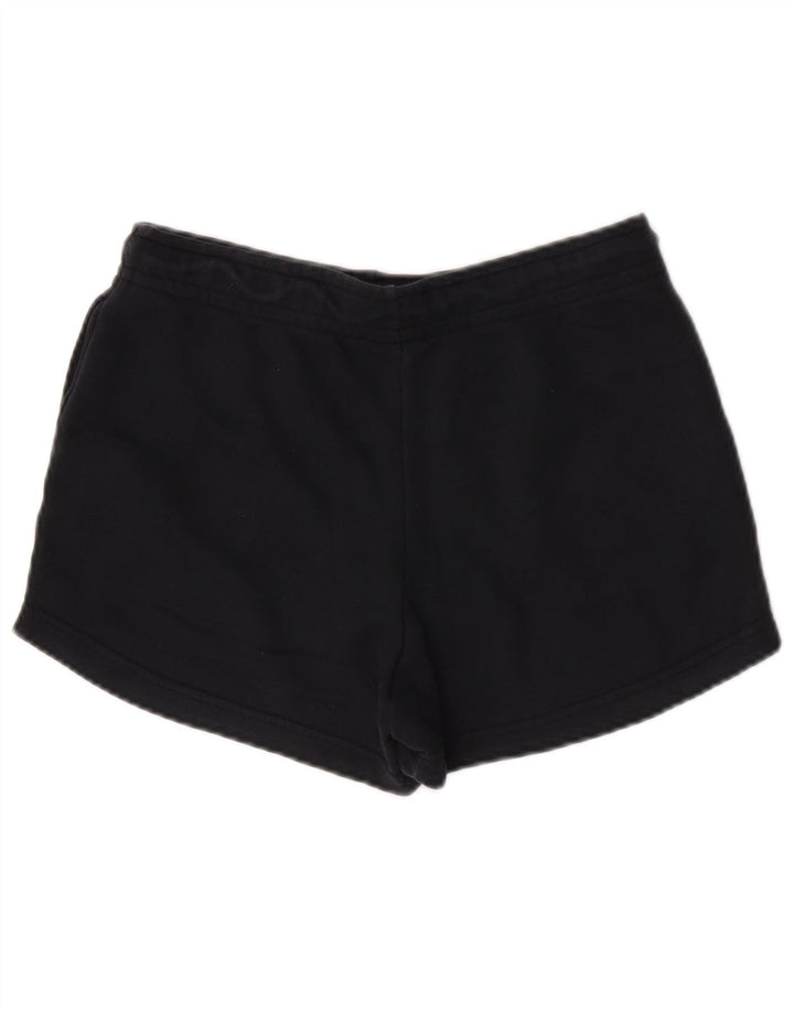 Shorts esportivos femininos Nike UK 10 pequeno algodão preto