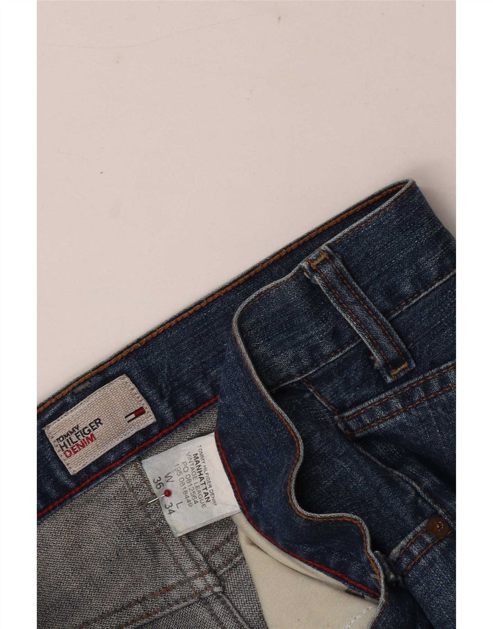 Tommy Hilfiger Masculino Bootcut Jeans W36 L30 Azul Algodão