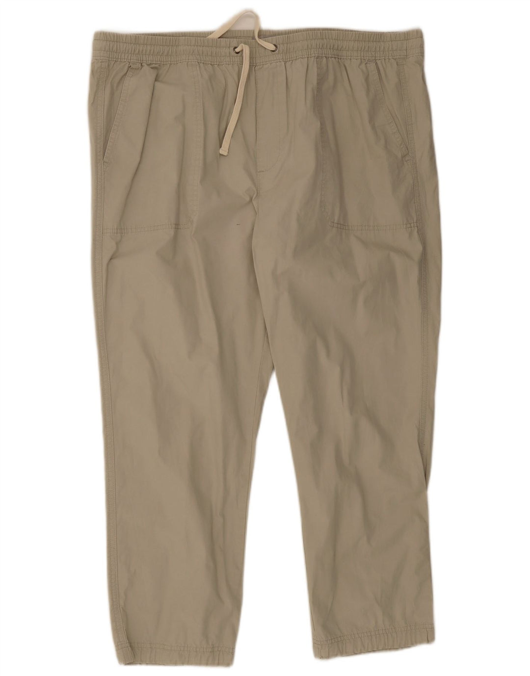 Calça casual masculina Marks & Spencer W42 L29 algodão bege