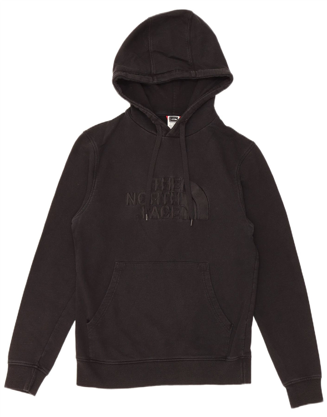 THE NORTH FACE Suéter gráfico masculino com capuz e algodão preto pequeno