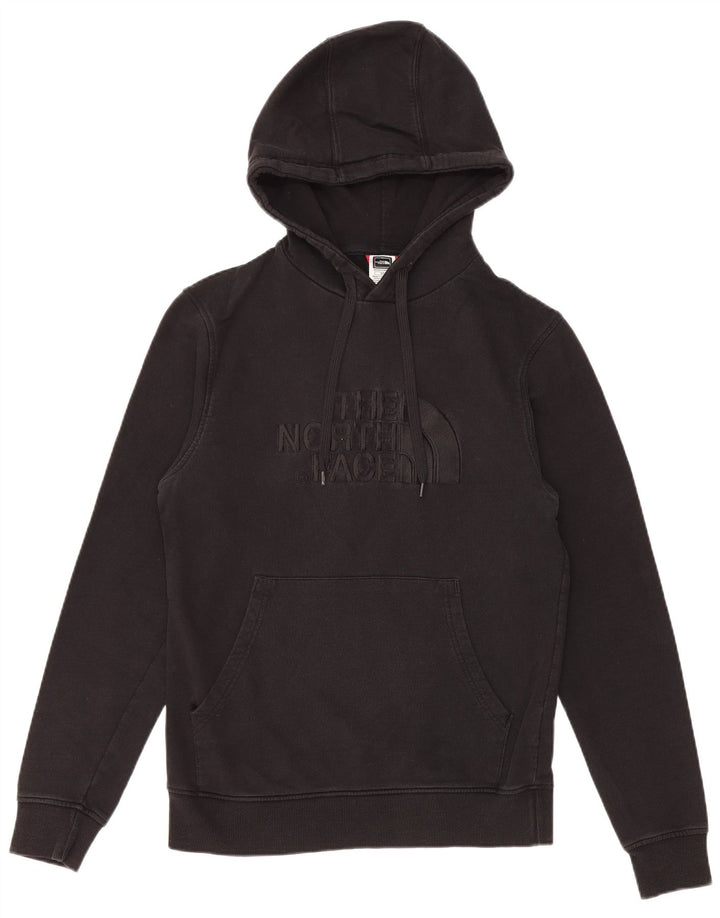 THE NORTH FACE Suéter gráfico masculino com capuz e algodão preto pequeno