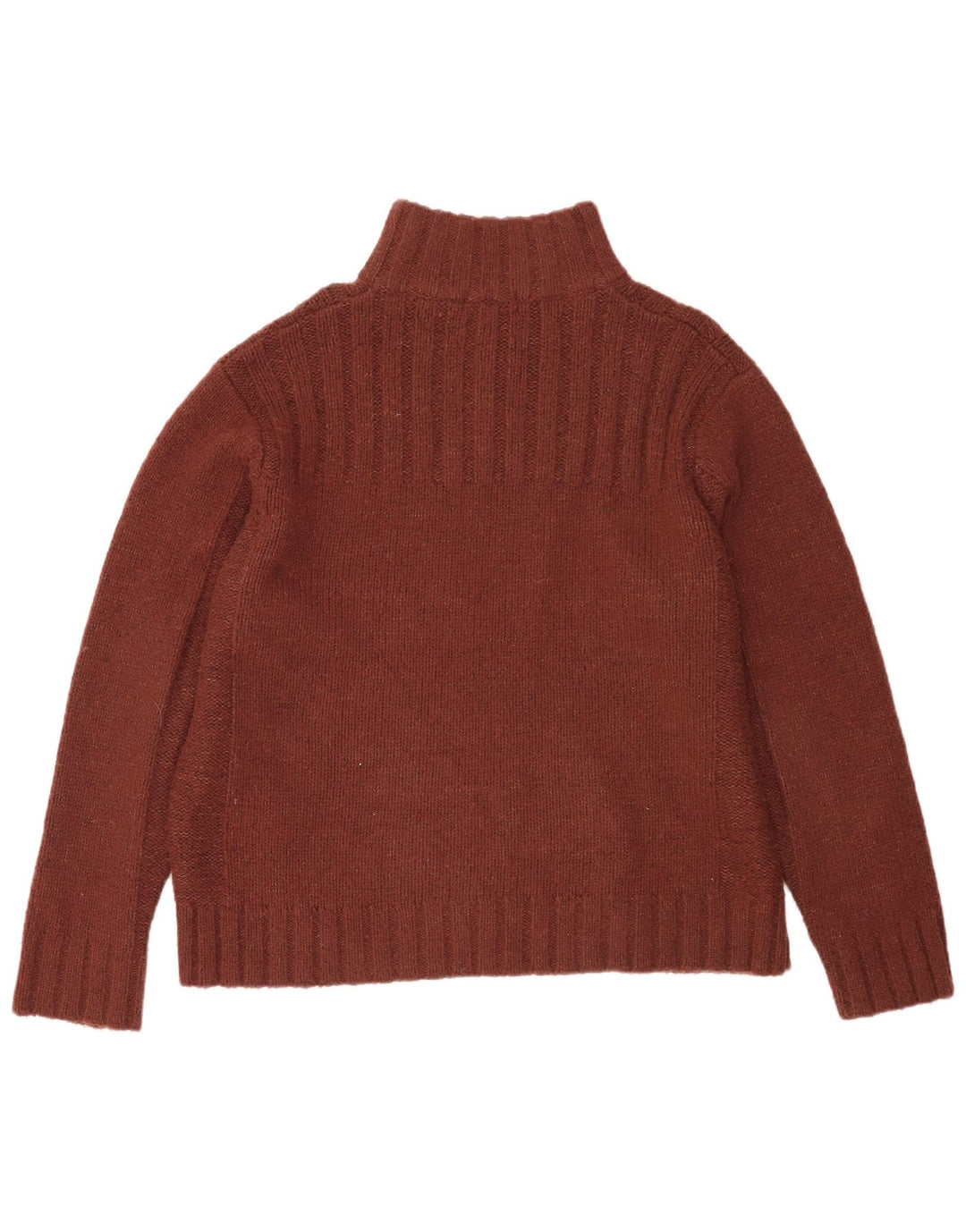 Suéter masculino Marks & Spencer com zíper e gola XL marrom acrílico
