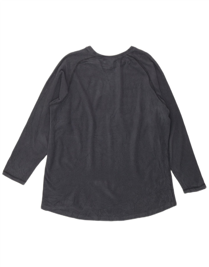 Suéter de lã Russell Athletic masculino Dri-Power grande poliéster cinza