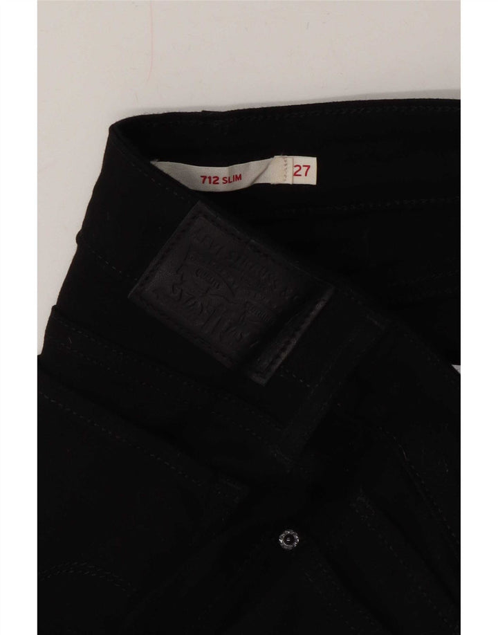Calça jeans feminina Levi's 712 Slim W27 L26 preta