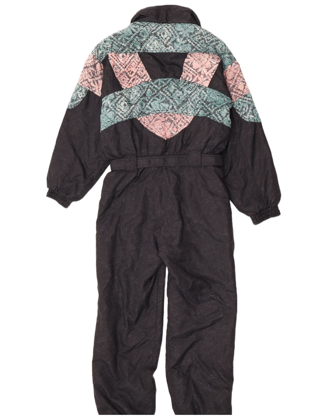 Macacão de esqui feminino Fila IT 48 XL preto Colourblock poliamida