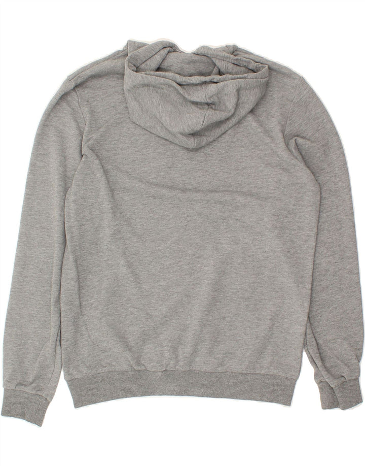 PUMA Mens Graphic Hoodie Jumper Medium Grey Vintage Puma and Second-Hand Puma from Messina Hembry 