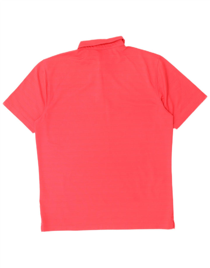 Camisa polo masculina Calvin Klein grande poliéster vermelho