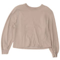 Moletom Zara feminino cropped UK 14 algodão cinza médio