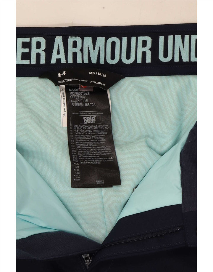 Calça feminina Under Armour Cold Gear Ski UK 14 Médio Azul Marinho