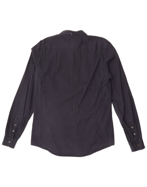 Camisa masculina Gas grande azul marinho
