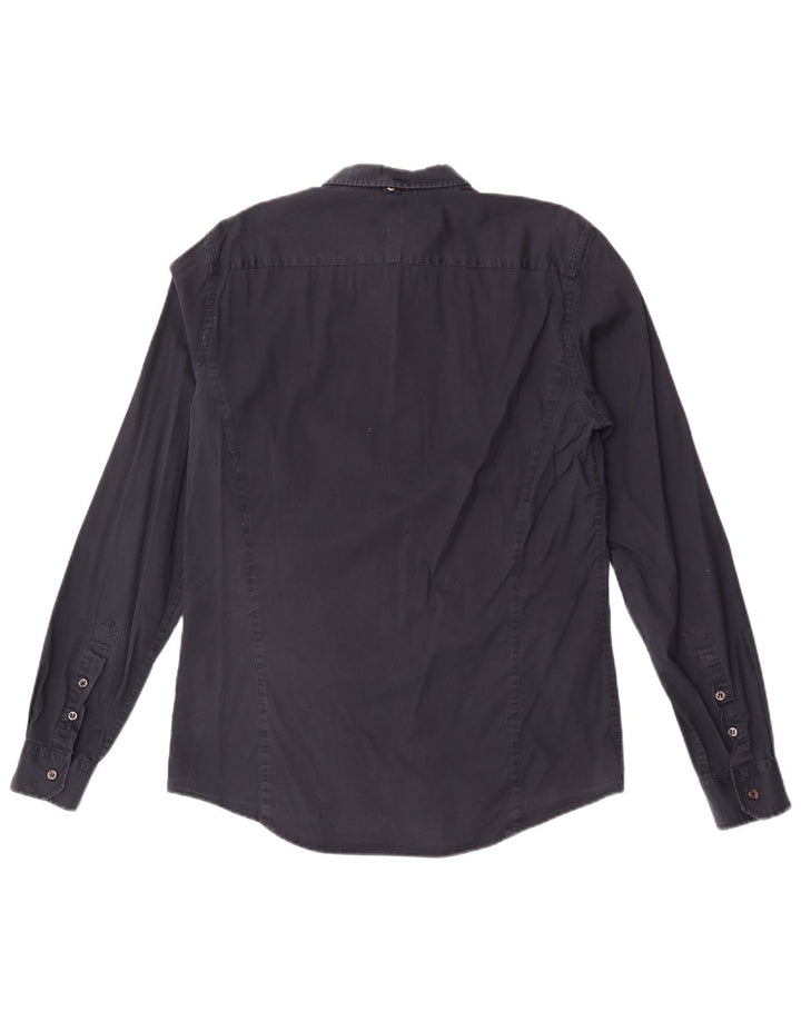 Camisa masculina Gas grande azul marinho