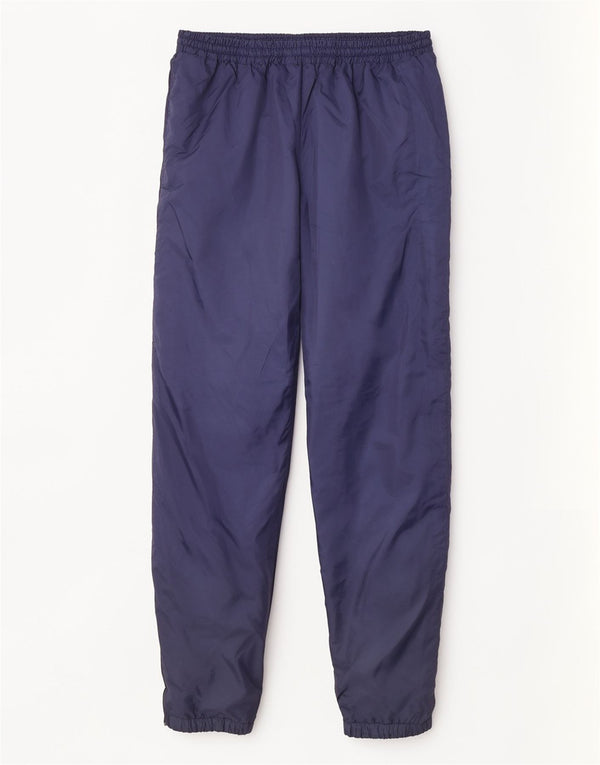 Calça de treino masculina vintage joggers grande bloco colorido azul marinho