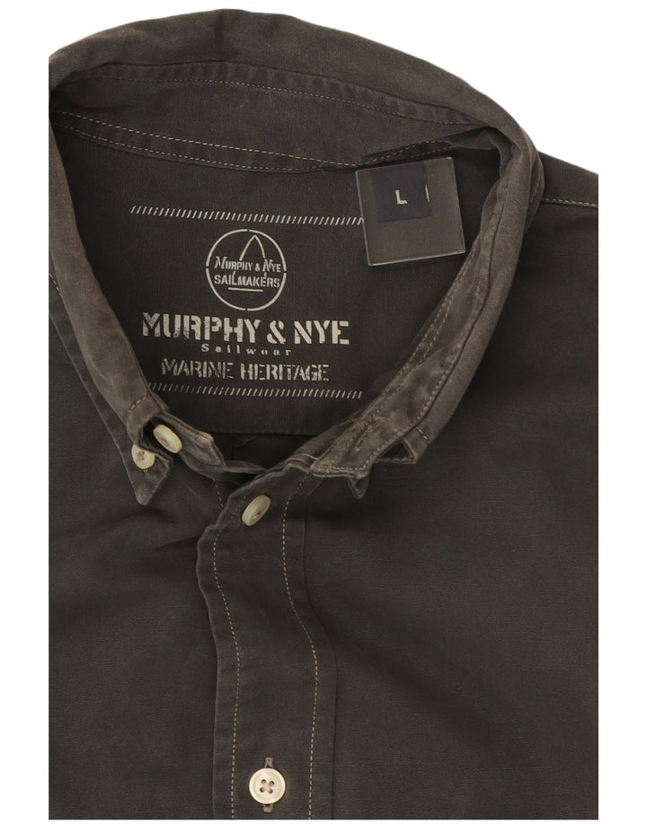 Camisa masculina MURPHY & NYE grande cinza