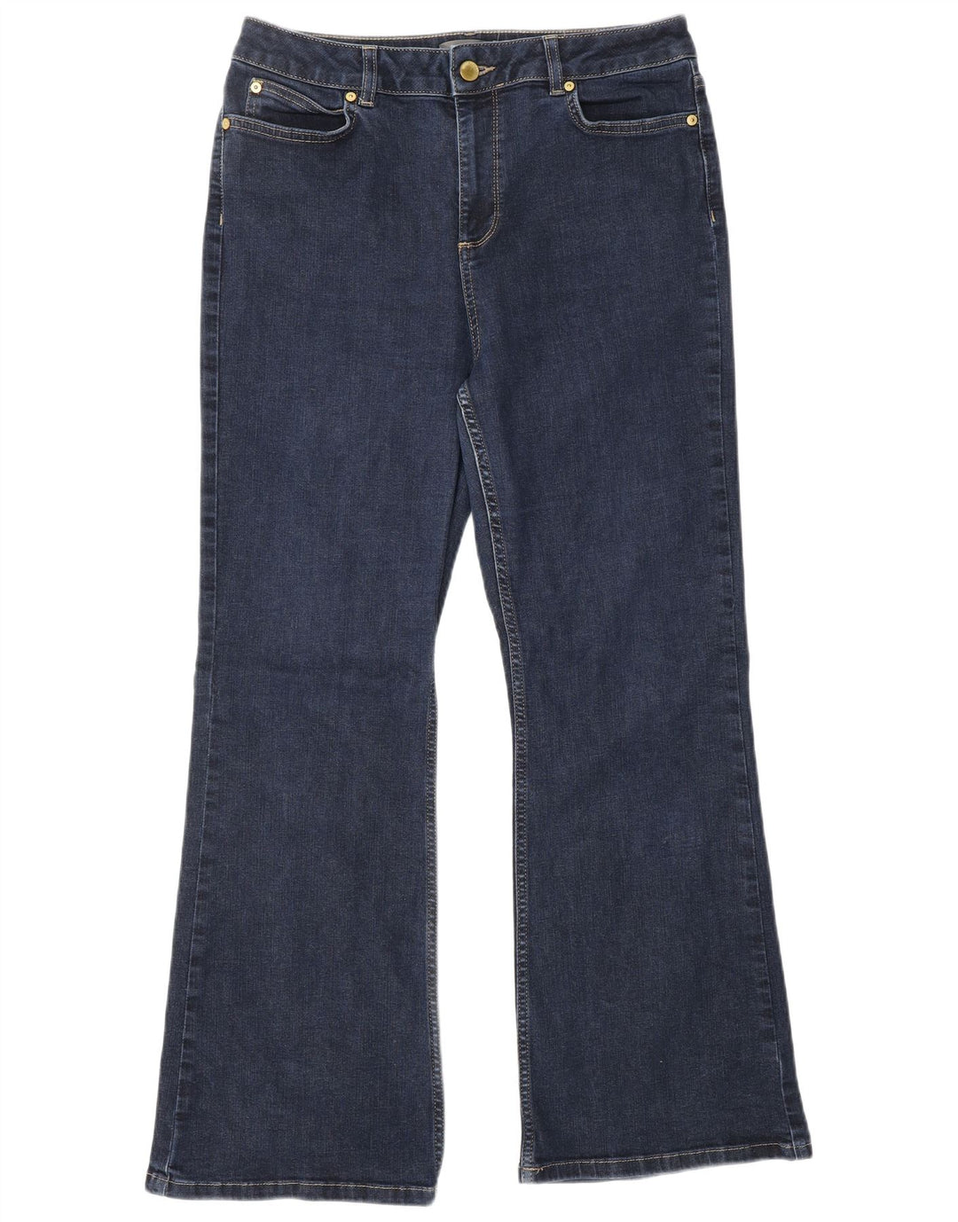 Jeans feminino MINT VELVET Bootcut Reino Unido 14 médio W30 L28 algodão azul marinho