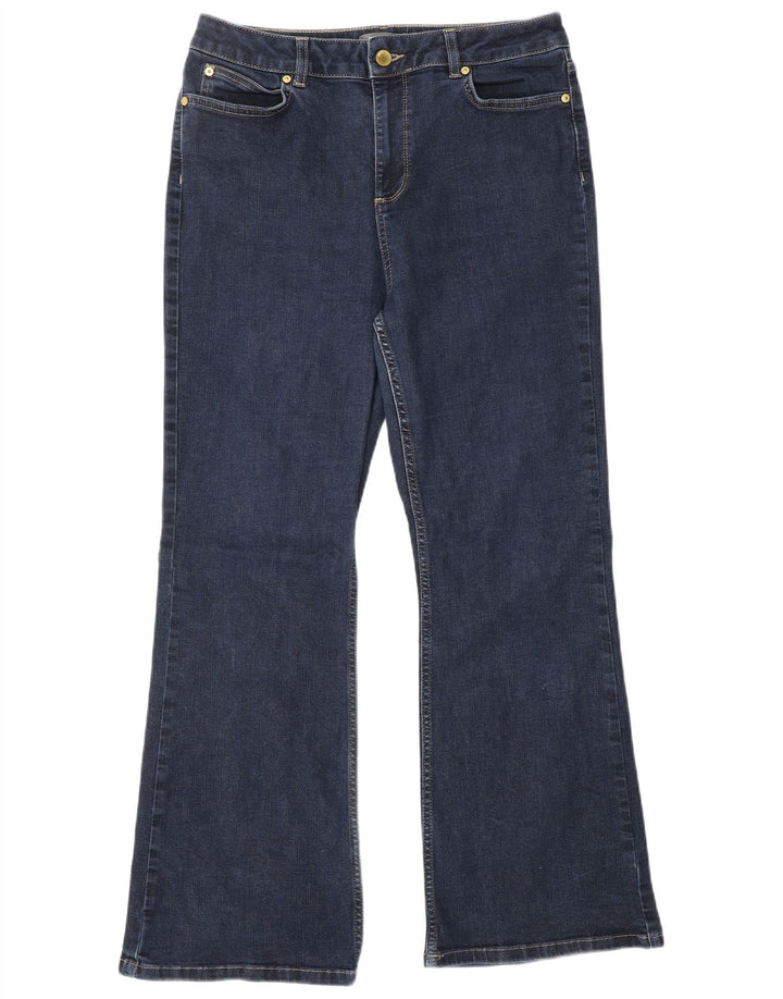 Jeans feminino MINT VELVET Bootcut Reino Unido 14 médio W30 L28 algodão azul marinho