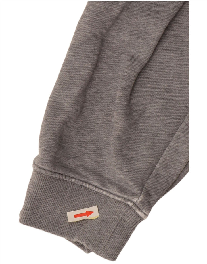 Calça esportiva masculina Gant, joggers, algodão manchado cinza médio