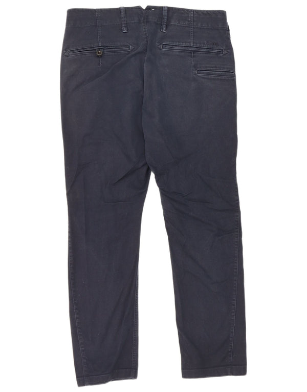 Calça cargo masculina G-Star Slim Fit W32 L27 algodão azul marinho