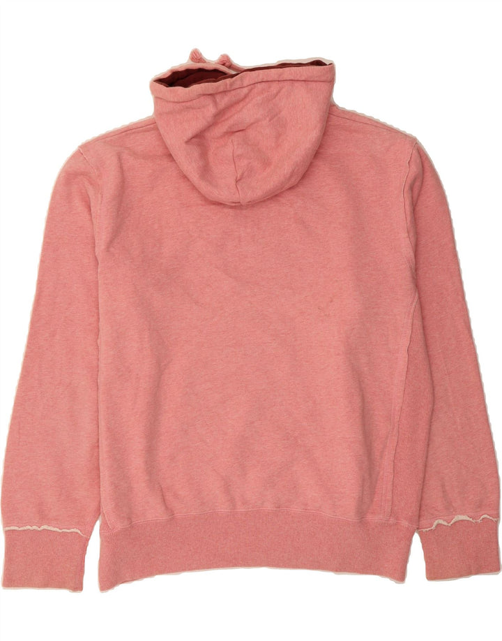 RUSSELL ATHLETIC Mens Graphic Hoodie Jumper Large Pink Cotton Vintage Russell Athletic and Second-Hand Russell Athletic from Messina Hembry 