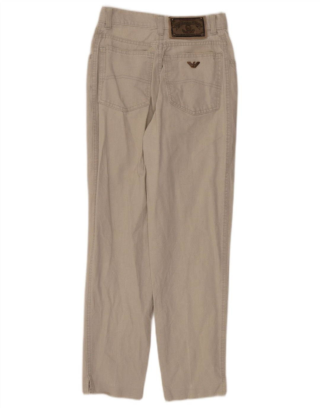 Calça jeans feminina Armani W27 L26 algodão cinza